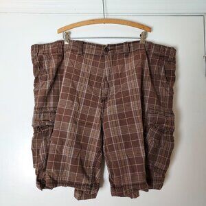 Arizona Jeans Co. Men’s Plaid Cargo Shorts – Waist 52